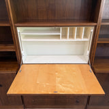 Mid Century Walnut Wall Unit by Van Pelt