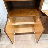 Mid Century Walnut Wall Unit by Van Pelt