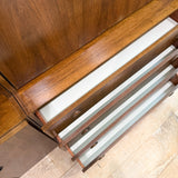 Mid Century Walnut Wall Unit by Van Pelt