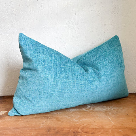 Blue 25x15 Lumbar Pillow