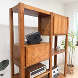 Vintage Oak Wall Unit