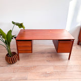 Danish Teak Desk by GV Mobler