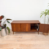 Mid Century Walnut Record/Media Cabinet
