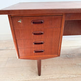 Danish Teak Desk w/ Key