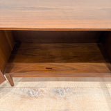 Mid Century Walnut Record/Media Cabinet