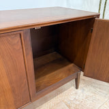 Mid Century Walnut Record/Media Cabinet