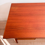 Danish Teak Desk w/ Finished Back