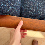 Danish Teak Sofa w/ New Upholstery