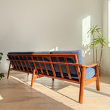 Danish Teak Sofa w/ New Upholstery