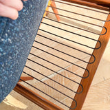 Pair of Danish Teak Chairs w/ Single Ottoman