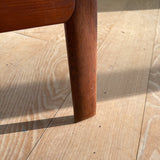 Pair of Danish Teak Chairs w/ Single Ottoman