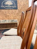 Set of 6 Vintage Teak Dining Chairs