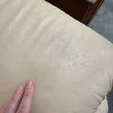 Natuzzi Italian Leather Postmodern Loveseat
