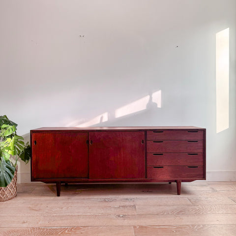 J Clausen for Brande Large Teak Credenza