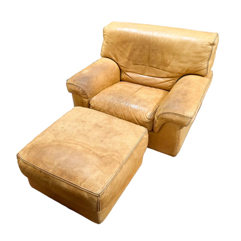 Roche Bobois Chair + Ottoman