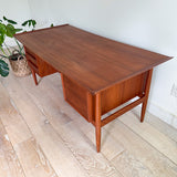 Danish Teak Desk by Arne Vodder for H.P. Hansen