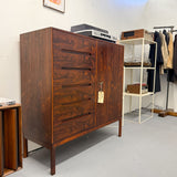 Rare Arne Wahl Iverson Rosewood Gentleman's Chest