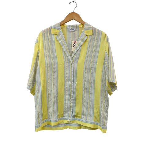 Vintage Italian Silk Men’s Button Up