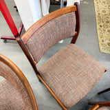 Set of 6 Teak DUX Dining Chairs- New upholstery