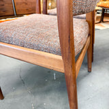 Set of 6 Teak DUX Dining Chairs- New upholstery