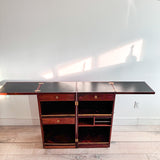 Rare Dyrlund Rosewood Bar Cart