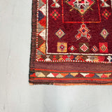 2.9' x 11.5' Vintage Red Runner Rug