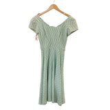 1950s Mint Green Cotton Dress