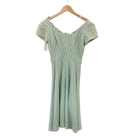 1950s Mint Green Cotton Dress