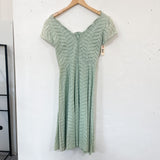1950s Mint Green Cotton Dress