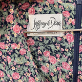 90s Pink Roses Jumpsuit Xs/Sm