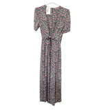 90s Pink Roses Jumpsuit Xs/Sm