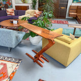 Handmade Walnut + Cedar Cantilever Table