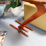 Handmade Walnut + Cedar Cantilever Table
