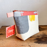 Chomp Quilted Pouch - Primary Colors