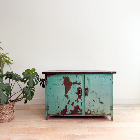 Vintage Industrial Metal Cabinet