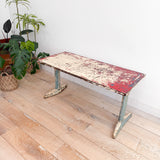 Vintage Industrial Metal Table