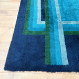 Blue Rya Rug - 8'3x11'6