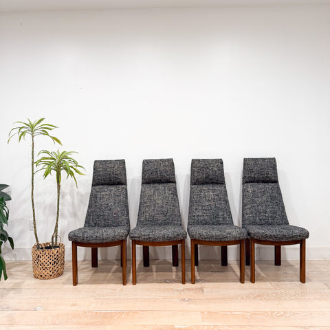 Set of 4 United Dining Chairs - New Upholstery