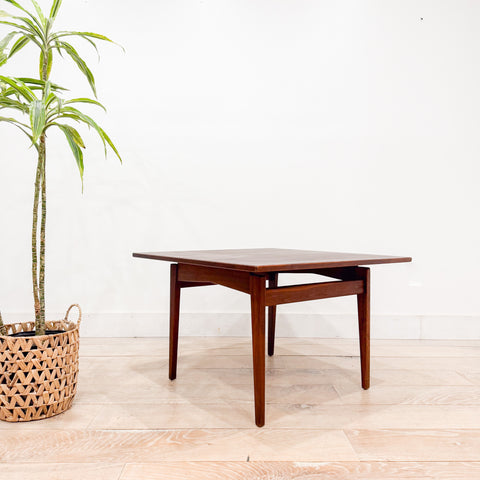 Jens Risom Walnut Coffee Table