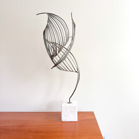 Vintage Sculptural Metal Art