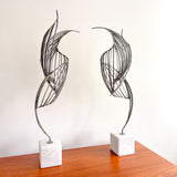 Vintage Sculptural Metal Art
