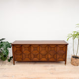 Sculpted Mahogany Credenza by Century Furniture