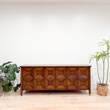 Sculpted Mahogany Credenza by Century Furniture