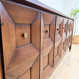 Sculpted Mahogany Credenza by Century Furniture