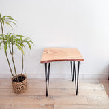 Live Edge Maple Side Table