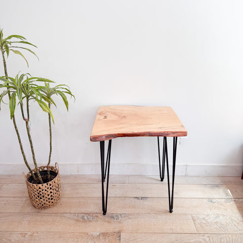 Live Edge Maple Side Table