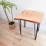 Live Edge Maple Side Table