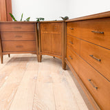 Mid Century 3 Piece Dresser Set