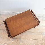 Danish Teak/Oak Table w/ Sewing Basket