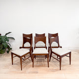 Set of 6 Broyhill Saga Dining Chairs - New Upholstery